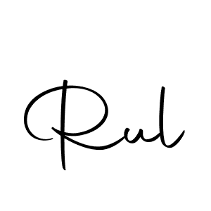 Rul stylish signature style. Best Handwritten Sign (Autography-DOLnW) for my name. Handwritten Signature Collection Ideas for my name Rul. Rul signature style 10 images and pictures png