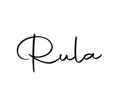 if you are searching for the best signature style for your name Rula. so please give up your signature search. here we have designed multiple signature styles  using Autography-DOLnW. Rula signature style 10 images and pictures png