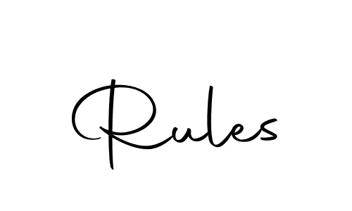 Rules stylish signature style. Best Handwritten Sign (Autography-DOLnW) for my name. Handwritten Signature Collection Ideas for my name Rules. Rules signature style 10 images and pictures png