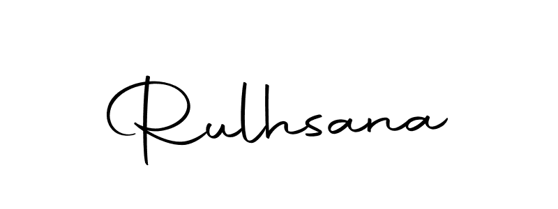 Rulhsana stylish signature style. Best Handwritten Sign (Autography-DOLnW) for my name. Handwritten Signature Collection Ideas for my name Rulhsana. Rulhsana signature style 10 images and pictures png
