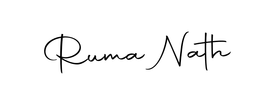 Ruma Nath stylish signature style. Best Handwritten Sign (Autography-DOLnW) for my name. Handwritten Signature Collection Ideas for my name Ruma Nath. Ruma Nath signature style 10 images and pictures png