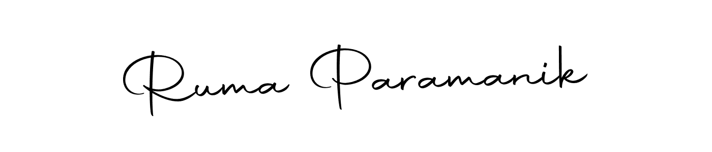 Here are the top 10 professional signature styles for the name Ruma Paramanik. These are the best autograph styles you can use for your name. Ruma Paramanik signature style 10 images and pictures png