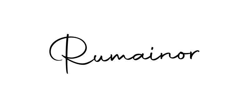 The best way (Autography-DOLnW) to make a short signature is to pick only two or three words in your name. The name Rumainor include a total of six letters. For converting this name. Rumainor signature style 10 images and pictures png