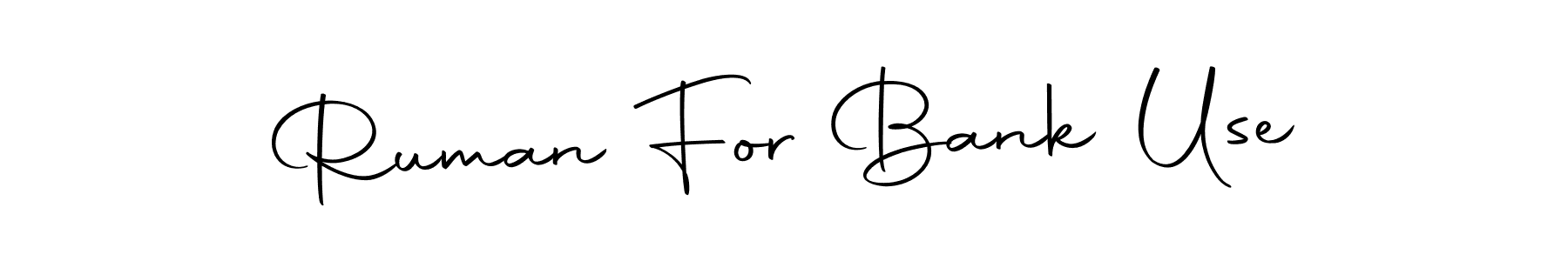 Check out images of Autograph of Ruman For Bank Use name. Actor Ruman For Bank Use Signature Style. Autography-DOLnW is a professional sign style online. Ruman For Bank Use signature style 10 images and pictures png