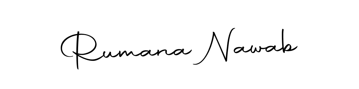 How to make Rumana Nawab signature? Autography-DOLnW is a professional autograph style. Create handwritten signature for Rumana Nawab name. Rumana Nawab signature style 10 images and pictures png