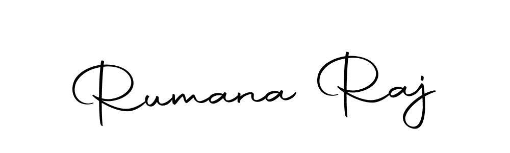 Use a signature maker to create a handwritten signature online. With this signature software, you can design (Autography-DOLnW) your own signature for name Rumana Raj. Rumana Raj signature style 10 images and pictures png