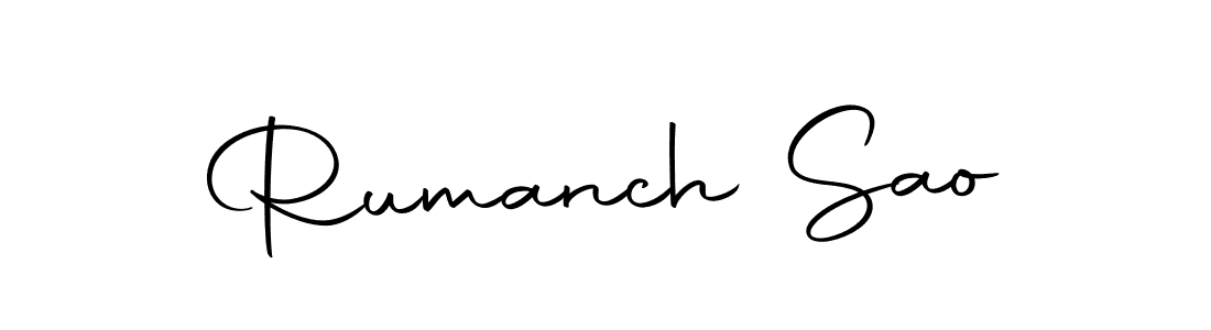 How to make Rumanch Sao signature? Autography-DOLnW is a professional autograph style. Create handwritten signature for Rumanch Sao name. Rumanch Sao signature style 10 images and pictures png