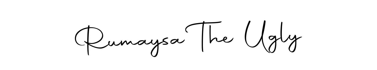 Also You can easily find your signature by using the search form. We will create Rumaysa The Ugly name handwritten signature images for you free of cost using Autography-DOLnW sign style. Rumaysa The Ugly signature style 10 images and pictures png