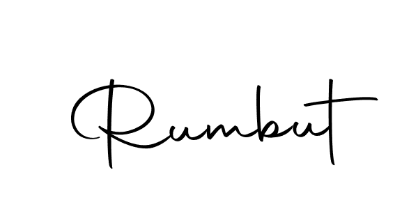 Create a beautiful signature design for name Rumbut. With this signature (Autography-DOLnW) fonts, you can make a handwritten signature for free. Rumbut signature style 10 images and pictures png