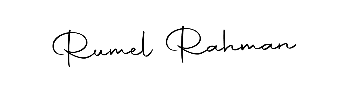 You should practise on your own different ways (Autography-DOLnW) to write your name (Rumel Rahman) in signature. don't let someone else do it for you. Rumel Rahman signature style 10 images and pictures png