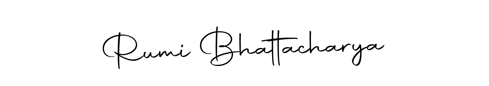 Autography-DOLnW is a professional signature style that is perfect for those who want to add a touch of class to their signature. It is also a great choice for those who want to make their signature more unique. Get Rumi Bhattacharya name to fancy signature for free. Rumi Bhattacharya signature style 10 images and pictures png