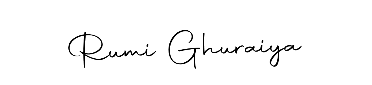 Make a beautiful signature design for name Rumi Ghuraiya. With this signature (Autography-DOLnW) style, you can create a handwritten signature for free. Rumi Ghuraiya signature style 10 images and pictures png