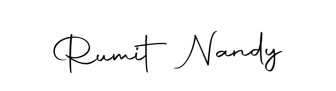 Make a short Rumit Nandy signature style. Manage your documents anywhere anytime using Autography-DOLnW. Create and add eSignatures, submit forms, share and send files easily. Rumit Nandy signature style 10 images and pictures png