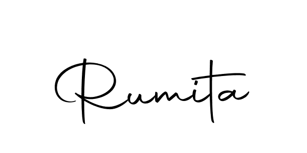 Rumita stylish signature style. Best Handwritten Sign (Autography-DOLnW) for my name. Handwritten Signature Collection Ideas for my name Rumita. Rumita signature style 10 images and pictures png