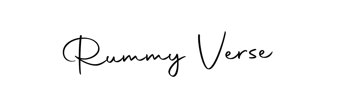 The best way (Autography-DOLnW) to make a short signature is to pick only two or three words in your name. The name Rummy Verse include a total of six letters. For converting this name. Rummy Verse signature style 10 images and pictures png