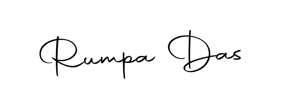 You should practise on your own different ways (Autography-DOLnW) to write your name (Rumpa Das) in signature. don't let someone else do it for you. Rumpa Das signature style 10 images and pictures png