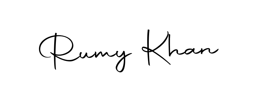 You can use this online signature creator to create a handwritten signature for the name Rumy Khan. This is the best online autograph maker. Rumy Khan signature style 10 images and pictures png