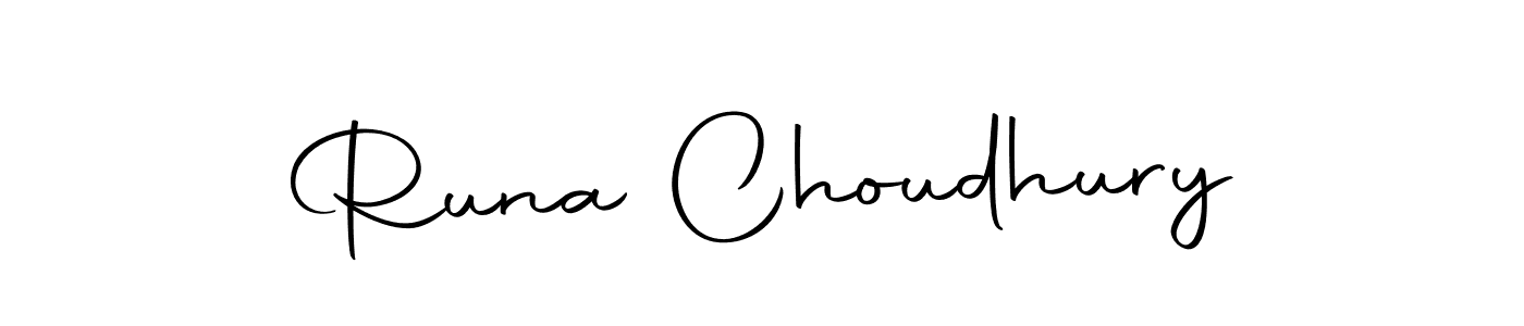 Use a signature maker to create a handwritten signature online. With this signature software, you can design (Autography-DOLnW) your own signature for name Runa Choudhury. Runa Choudhury signature style 10 images and pictures png