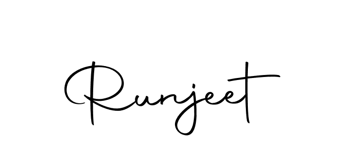 Autography-DOLnW is a professional signature style that is perfect for those who want to add a touch of class to their signature. It is also a great choice for those who want to make their signature more unique. Get Runjeet name to fancy signature for free. Runjeet signature style 10 images and pictures png