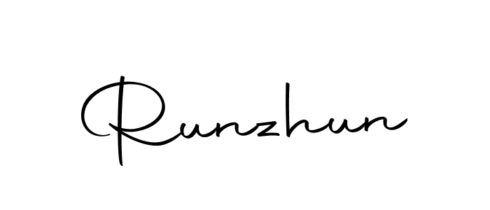 if you are searching for the best signature style for your name Runzhun. so please give up your signature search. here we have designed multiple signature styles  using Autography-DOLnW. Runzhun signature style 10 images and pictures png