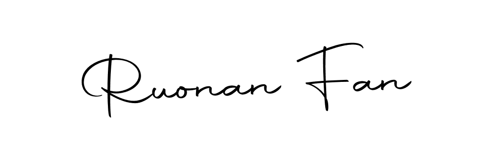Make a beautiful signature design for name Ruonan Fan. With this signature (Autography-DOLnW) style, you can create a handwritten signature for free. Ruonan Fan signature style 10 images and pictures png
