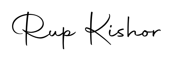 Discover how Rup Kishor looks in an executive cursive font (Autography-DOLnW). Perfect for legal documents, invoices, and certificates. Rup Kishor signature style 10 images and pictures png