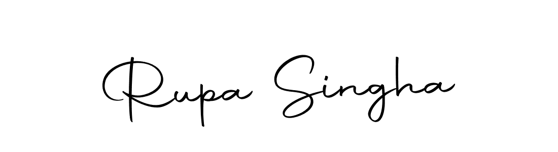 Create a beautiful signature design for name Rupa Singha. With this signature (Autography-DOLnW) fonts, you can make a handwritten signature for free. Rupa Singha signature style 10 images and pictures png