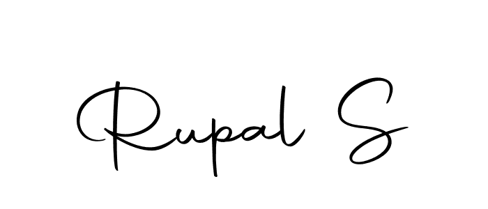 Make a beautiful signature design for name Rupal S. Use this online signature maker to create a handwritten signature for free. Rupal S signature style 10 images and pictures png