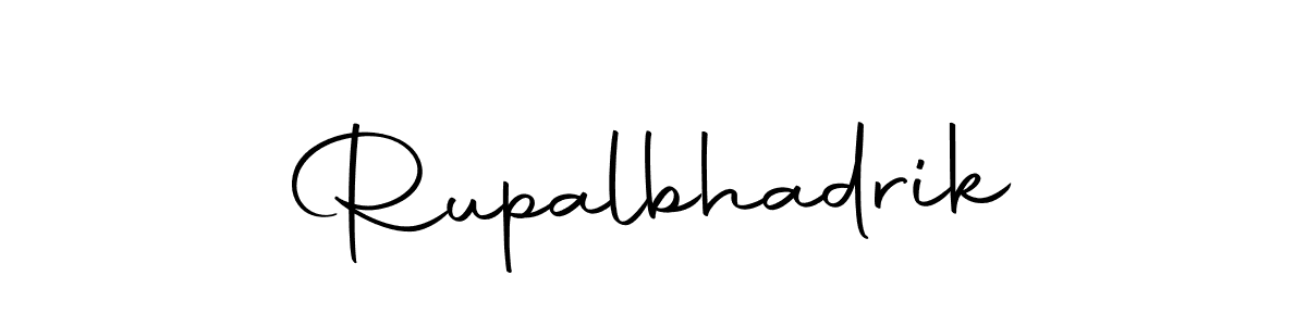 Make a beautiful signature design for name Rupalbhadrik. Use this online signature maker to create a handwritten signature for free. Rupalbhadrik signature style 10 images and pictures png