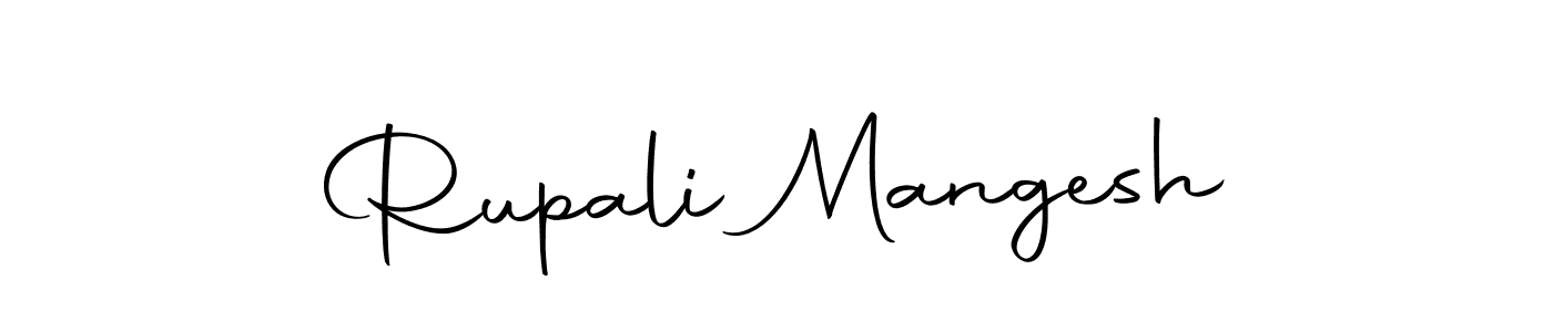 Create a beautiful signature design for name Rupali Mangesh. With this signature (Autography-DOLnW) fonts, you can make a handwritten signature for free. Rupali Mangesh signature style 10 images and pictures png