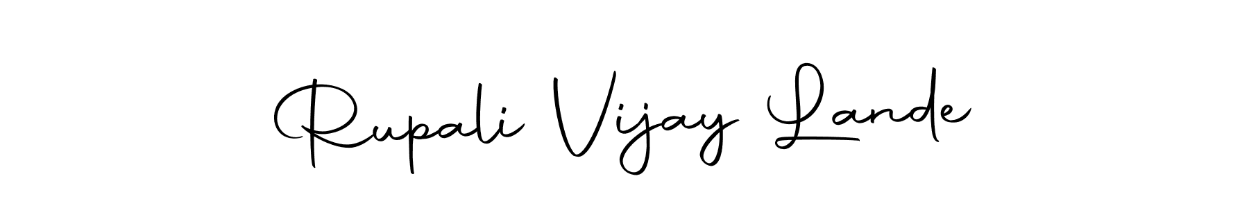 How to make Rupali Vijay Lande signature? Autography-DOLnW is a professional autograph style. Create handwritten signature for Rupali Vijay Lande name. Rupali Vijay Lande signature style 10 images and pictures png