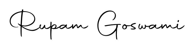 You can use this online signature creator to create a handwritten signature for the name Rupam Goswami. This is the best online autograph maker. Rupam Goswami signature style 10 images and pictures png