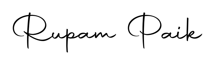 Download transparent PNG signature for name Rupam Paik styled with Autography-DOLnW font. Ready to paste directly into PDF and Word agreements. Rupam Paik signature style 10 images and pictures png