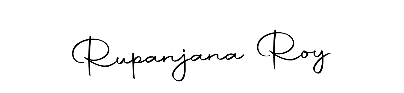 How to make Rupanjana Roy name signature. Use Autography-DOLnW style for creating short signs online. This is the latest handwritten sign. Rupanjana Roy signature style 10 images and pictures png