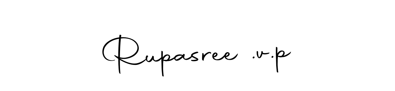 Make a beautiful signature design for name Rupasree .v.p. Use this online signature maker to create a handwritten signature for free. Rupasree .v.p signature style 10 images and pictures png