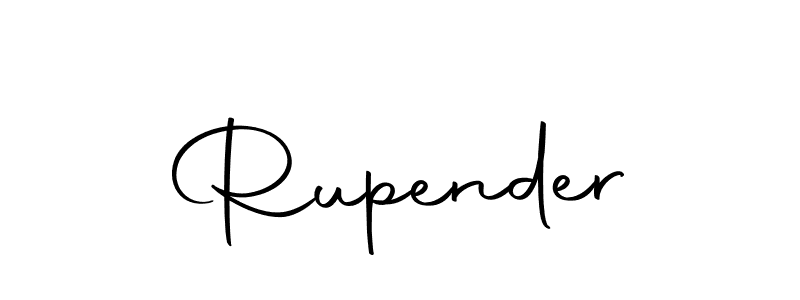 How to make Rupender name signature. Use Autography-DOLnW style for creating short signs online. This is the latest handwritten sign. Rupender signature style 10 images and pictures png