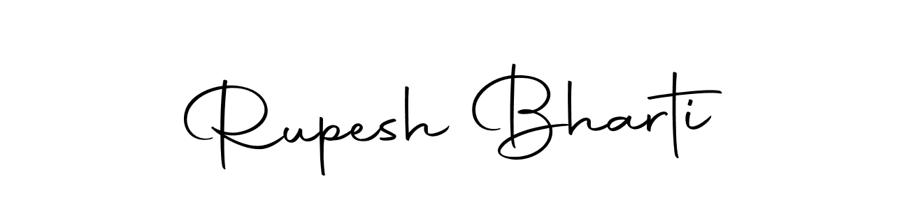 Rupesh Bharti stylish signature style. Best Handwritten Sign (Autography-DOLnW) for my name. Handwritten Signature Collection Ideas for my name Rupesh Bharti. Rupesh Bharti signature style 10 images and pictures png