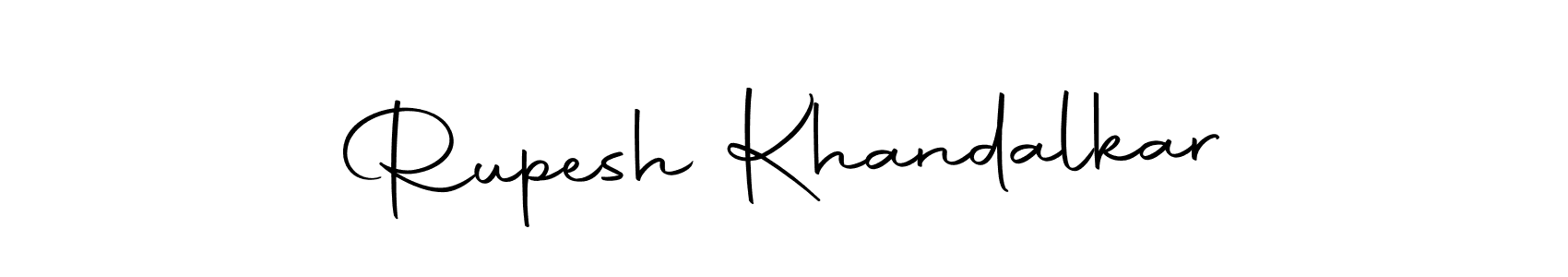Use a signature maker to create a handwritten signature online. With this signature software, you can design (Autography-DOLnW) your own signature for name Rupesh Khandalkar. Rupesh Khandalkar signature style 10 images and pictures png