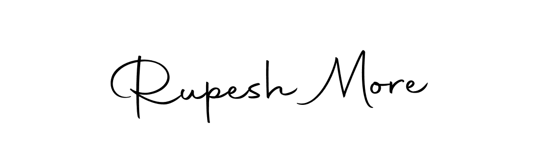 How to make Rupesh More name signature. Use Autography-DOLnW style for creating short signs online. This is the latest handwritten sign. Rupesh More signature style 10 images and pictures png