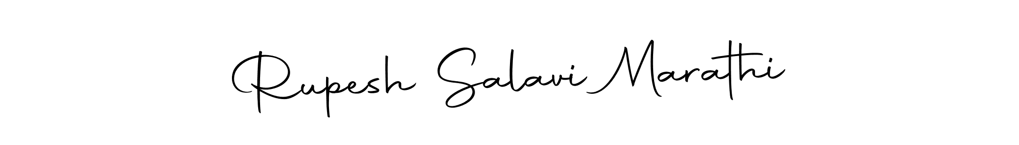 Create a beautiful signature design for name Rupesh Salavi Marathi. With this signature (Autography-DOLnW) fonts, you can make a handwritten signature for free. Rupesh Salavi Marathi signature style 10 images and pictures png