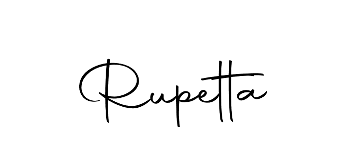 Use a signature maker to create a handwritten signature online. With this signature software, you can design (Autography-DOLnW) your own signature for name Rupetta. Rupetta signature style 10 images and pictures png