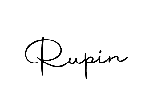 Rupin stylish signature style. Best Handwritten Sign (Autography-DOLnW) for my name. Handwritten Signature Collection Ideas for my name Rupin. Rupin signature style 10 images and pictures png