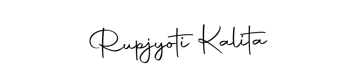 Use a signature maker to create a handwritten signature online. With this signature software, you can design (Autography-DOLnW) your own signature for name Rupjyoti Kalita. Rupjyoti Kalita signature style 10 images and pictures png