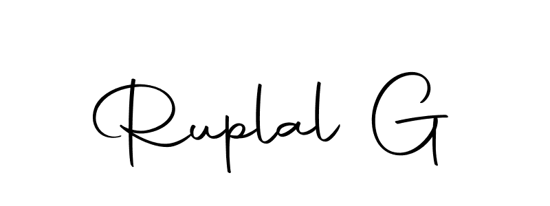 Here are the top 10 professional signature styles for the name Ruplal G. These are the best autograph styles you can use for your name. Ruplal G signature style 10 images and pictures png