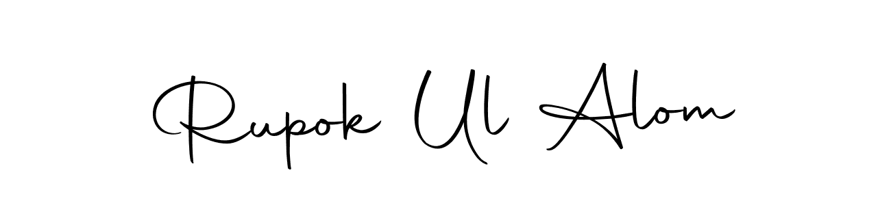 Rupok Ul Alom stylish signature style. Best Handwritten Sign (Autography-DOLnW) for my name. Handwritten Signature Collection Ideas for my name Rupok Ul Alom. Rupok Ul Alom signature style 10 images and pictures png