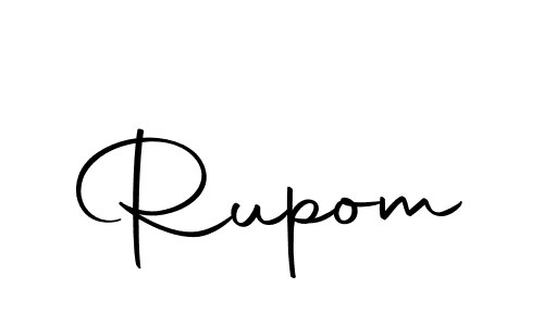 You can use this online signature creator to create a handwritten signature for the name Rupom. This is the best online autograph maker. Rupom signature style 10 images and pictures png