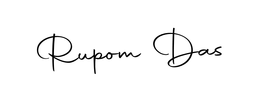 Also we have Rupom Das name is the best signature style. Create professional handwritten signature collection using Autography-DOLnW autograph style. Rupom Das signature style 10 images and pictures png