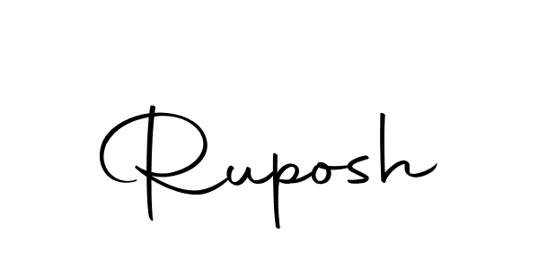 Create a beautiful signature design for name Ruposh. With this signature (Autography-DOLnW) fonts, you can make a handwritten signature for free. Ruposh signature style 10 images and pictures png
