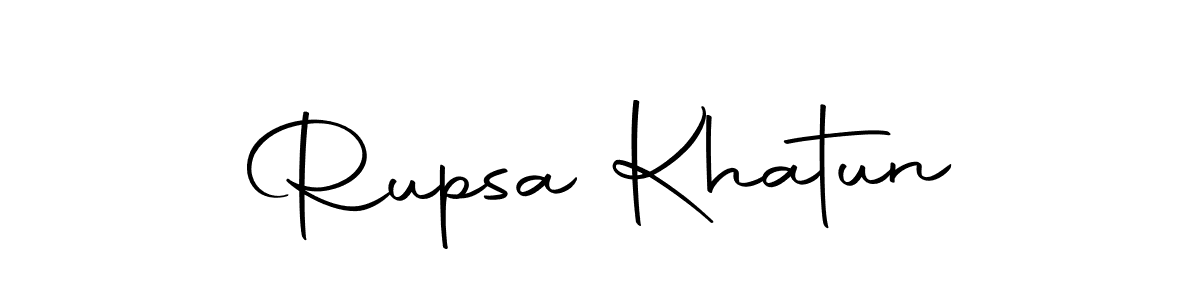 Make a beautiful signature design for name Rupsa Khatun. With this signature (Autography-DOLnW) style, you can create a handwritten signature for free. Rupsa Khatun signature style 10 images and pictures png