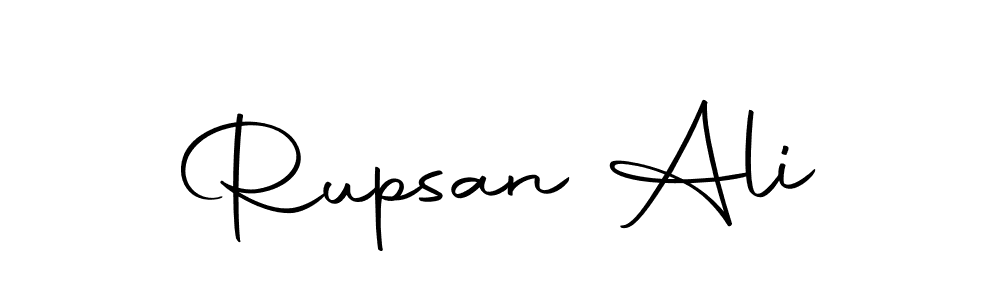 Make a beautiful signature design for name Rupsan Ali. Use this online signature maker to create a handwritten signature for free. Rupsan Ali signature style 10 images and pictures png